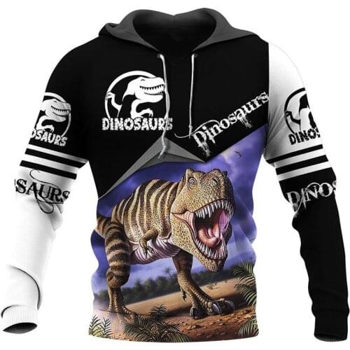 The latest dinosaur 3D full Print Shirt Mens and womens casual Hoodie new fashion hip hop Hoodie Top