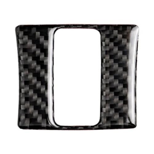 Fit For Mazda 3 Angkesaila 2013-2018 Carbon Fiber Interior Double Flash Button Panel Frame Decoration Interior Modification