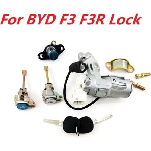 Full set Auto car engine key ignition key switch for byd F3 F3R automobile vehicle door key luggage lock
