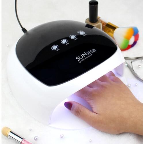 SUN4s Plus UV LED Nail Cabinet 52W Fast Curing Gel Varnish Nail Drying Phototherapy Automatic Sensor With Timing Device