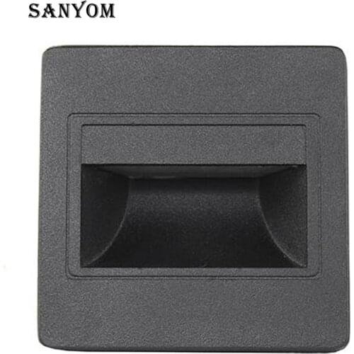 Outdoor Waterproof Wall+Lamps LED Corridor Step Stair Stairway Bracket Light Embedded Square Wall Corner Lamp Villa Customized