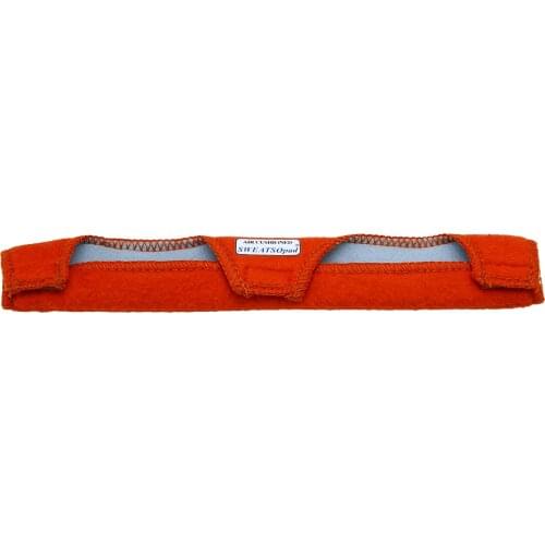 1pc Soft Cotton Welding Helmet Sweatband Orange Color Antiflaming Fabric Replaceable Headband Welding Soldering Protective