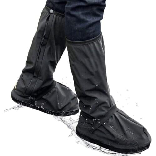 S/M/L/XL 1Pair Waterproof Rain Boot Shoe Cover Anti-Slip Reusable Rain Shoe Covers Snow Boots Galoshes Outdoor Sports Shoe Cover