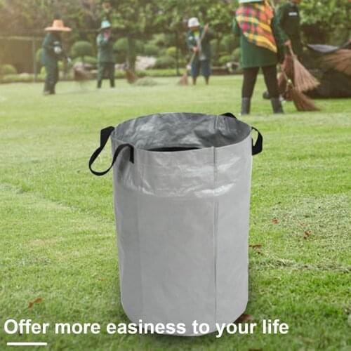 3PCS 100L Large Capacity Garden Bag Reusable Leaf Sack Trash Can Foldable Garden Garbage Waste Collection Container Storage Bag