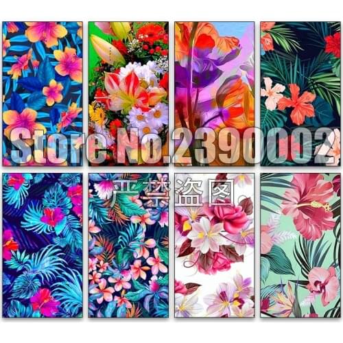 5d Diy Diamond Painting Cross Stitch Diamond Embroidery Beautiful Flowers Mosaic Paintings Full Square Rhinestone Gifts Picture