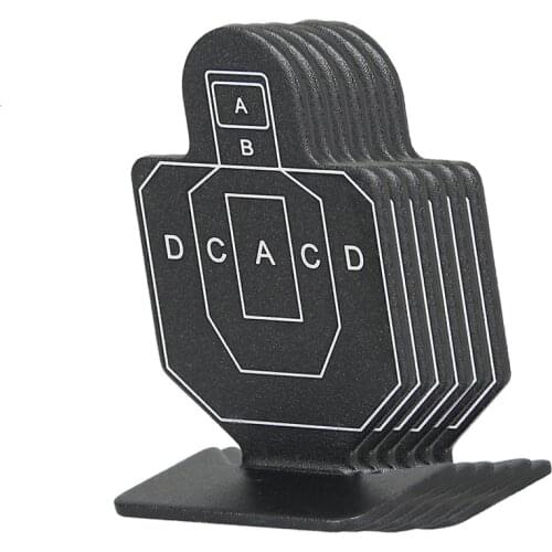 6pcs Airsoft Hunting Shooting Target Sets Metal Tactical Archery Kit Outdoor AEG GBB Trigger Time Practice BB Pellet Practice