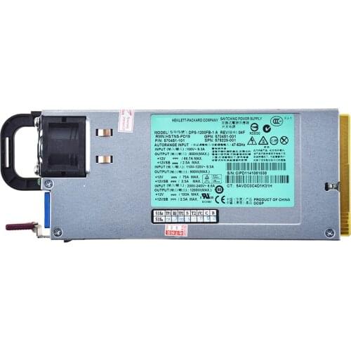 1pc For HP DL580 585 980 G7 Server Power Supply 1200w 579229-001 570451-101
