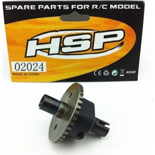 HSP 02024 Differential Diff Gear Complete 38T For 1/10 RC Model Car Spare Parts Fit Buggy Monster
