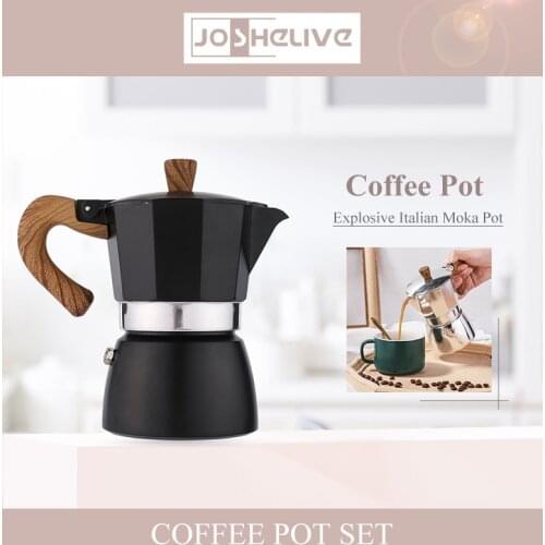150ml/300ml Coffee Maker Aluminum Coffee Moka Pots Mocha Espresso Percolator Pot Coffee Kitchen Percolator Espresso Percolators