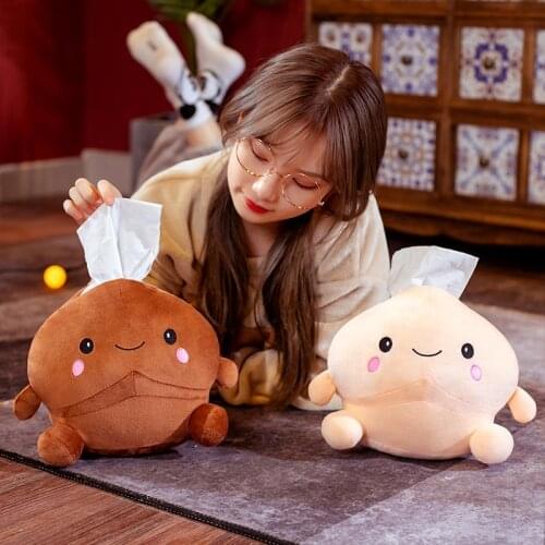 35cm Kawaii Penis Tissue Box Plush Toy Stuffed Soft Cute Funny Pillow For Girls Kids Birthday Gifts