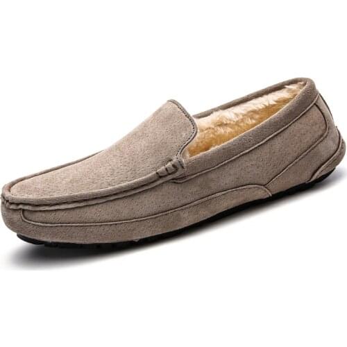Jumpmore 2020 Winter Mens Loafers Men Casual Shoes Luxury Brand Moccasins Breathable Slip On Lazy Warm Driving Shoes Size 38-45