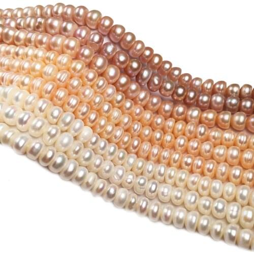 Natural Freshwater Pearl Beading High Quality Isolation Punch Loose Beads For jewelry making DIY Necklace Bracelet Accessories