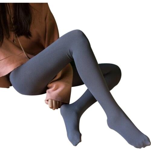 New Spring Winter Women Tights Autumn Stripe Velvet Tights Women Solid Hosiery Collants Femme Soft Stockings Pantyhose for Woman