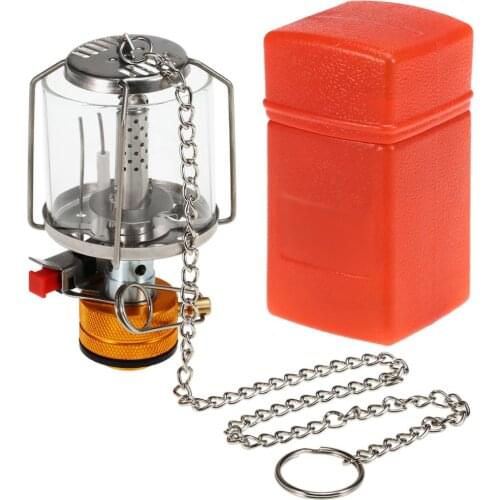 Portable Camping Gas Lantern ?? Piezo Ignition Mini Gas Tent Lamp Light Wild Survival Tool Outdoor Camping Equipment
