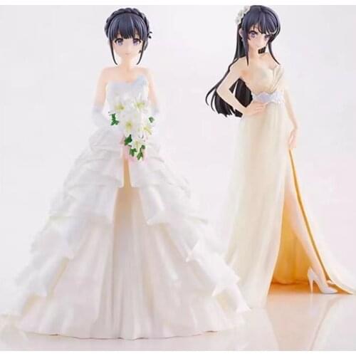 Sexy Anime Rascal Does Not Dream of Bunny Girl Senpai Sakurajima Mai Makinohara Shoko Sexy Girl Anime Action Figure Toys Model