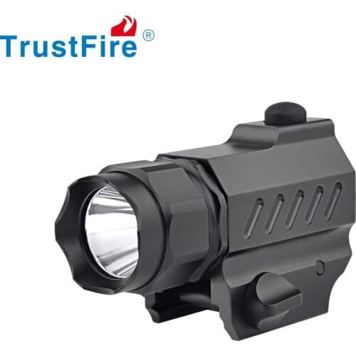 TrustFire G02 Gun Light Compact Weapon Mounted Pistol Light 210 Lumen Tactical Flashlight for Glock 17 19 21 22 30 43 48