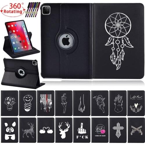 360 Rotating Tablet Case for Apple IPad Air 1/2/Air 3rd Gen 2019/Air 4th Gen 2020 Automatic Wake-up Function Protective Case