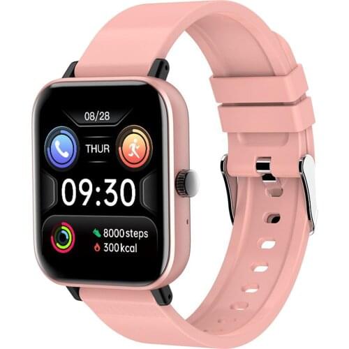 Women Men IP67 Waterproof Bluetooth Smart Watch Sleep Monitoring Gift Pink