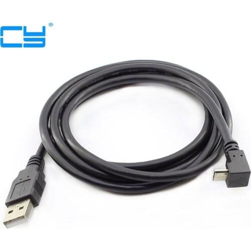 0.25m 1m 1.5m 3m 5m UP Angled 90 degree micro USB male to USB Data Charge Cable for Cellphone & Tablet
