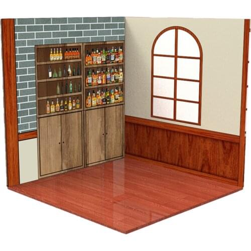 1/12 soldier scene accessories bar restaurant fit 6 inch action figure background