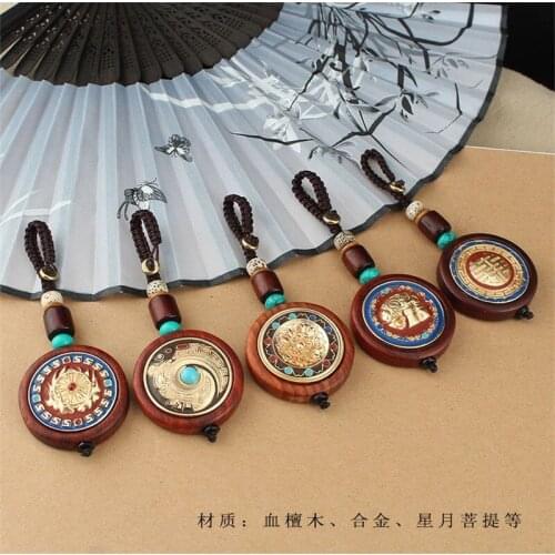 1pcs Tibetan Buddha Pendant Keychain Keyring Buddhist Mantra Sign Yoga Charm Car Key Chain For Women Nepal Ethnic Jewelry