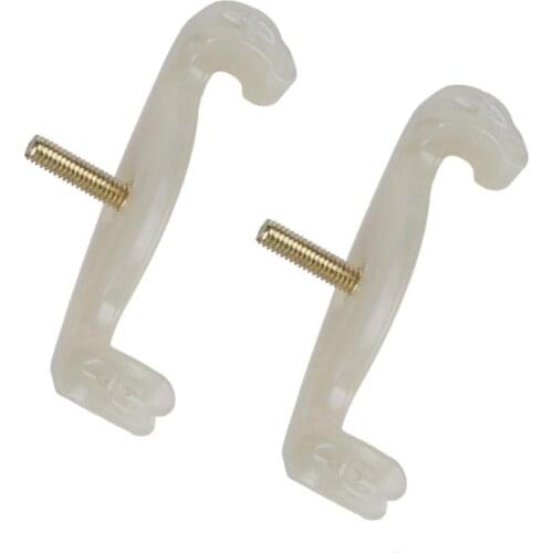 2Pcs Violin 3/4 and 4/4 Size Violin Adjustable Shoulder Rest Rubber Feet Musical Instruments High Quality Violin Accessories