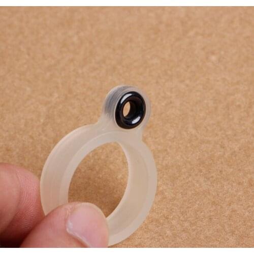 22Pcs Silicone Fishing Rod Wire Ring Fishing Line Guide Ring Different Size 1-22 X3UA