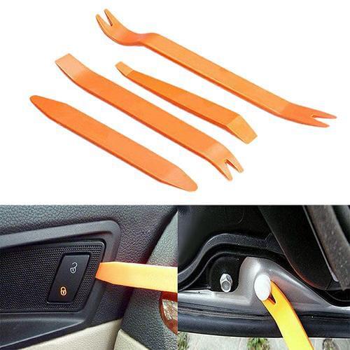 4Pcs Auto Car Radio Door Clip Panel Trim Dash Audio Removal Installer Pry Tools