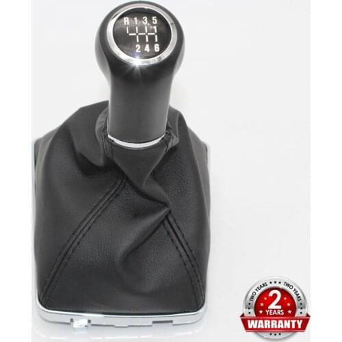 5 / 6 Speed Car Gear Lever Shift Knob Leather Boot For OPEL VAUXHALL ASTRA III H 1.6 2004 2005 2006 2007 2008 2009 2010