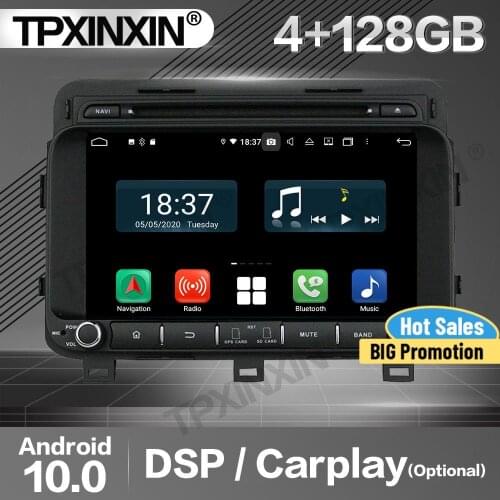 128G Carplay Car Radio 2 Din Stereo Receiver Android 10 For Kia K5 2014 2015 2016 GPS Navigation Player Audio Recorder Head Unit