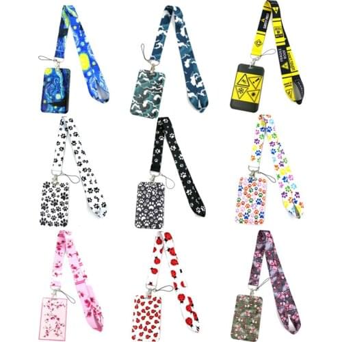 Keys lanyards Car KeyChain ID Cards Pass Gym Mobile Phone Badge Kids Key Ring Holder Jewelry Decorations