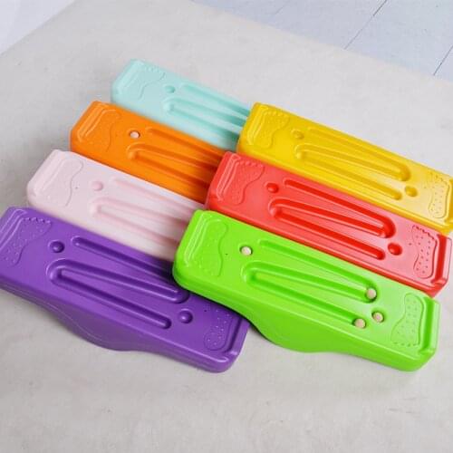 Balance Board Sensory Integration Training Kids Childhood Toys Rocking Seesaw Balance Board Fitness Equipments Kids Seesaw