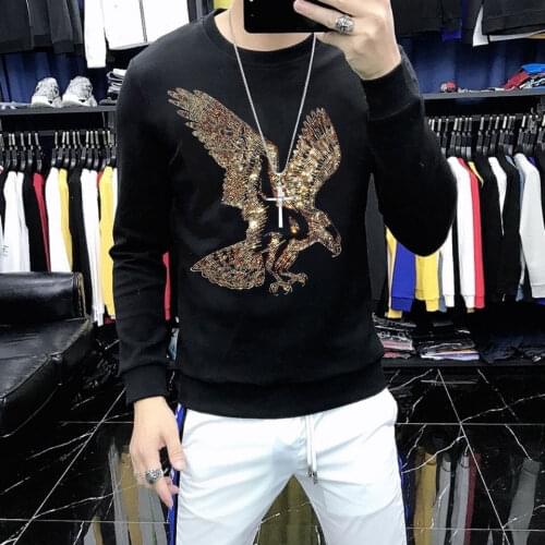 2021 Jumper Jumper Men Spring and Autumn New Long Sleeve T-shirt Bottom Shirt All Match Cotton Round Collar Blouse