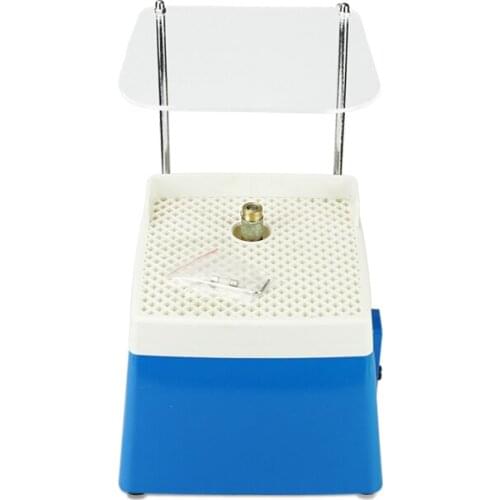 Electric tools of electric dustproof edger Blue 220V Mini Glass Grinder With Stand Like The Picture For EU