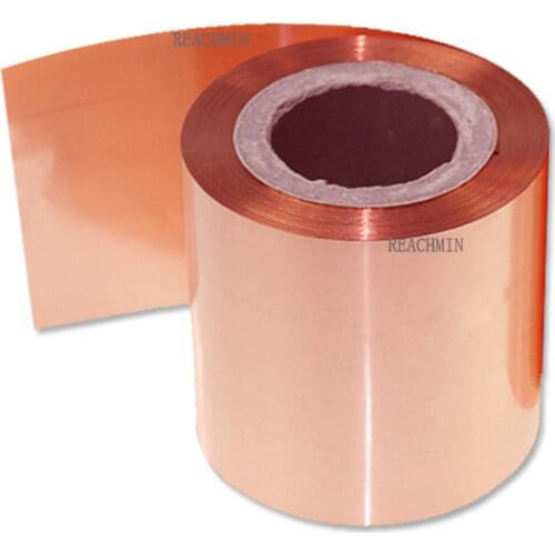 FUMAO 0.01-1mm Thickness Copper Sheet Roll High Purity Pure Copper Cu Metal Sheet Foil Plate 100mmx1000mm