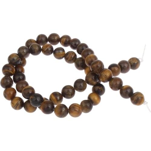 Hot Sale Natural Stone Yellow Tiger Eye Beads Round Loose Beads 4mm 6mm 8mm 10mm 12mm DIY Necklace Bracelet For Jewelry Making