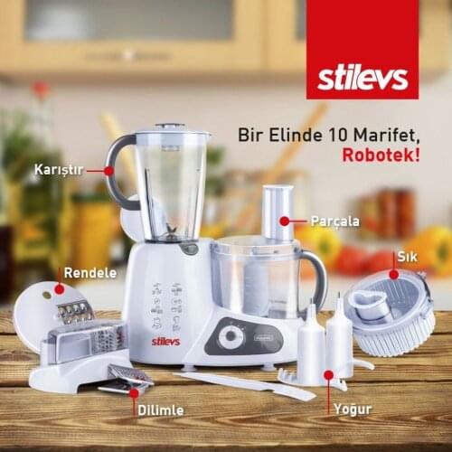 FOOD PROCESSOR 1000W RENDELE,KARIŞTIR, GET SMASHED, SIK, YOGHURT, DİLİMLE