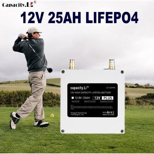 12V 25ah rechargeable battery pack Lithium iron phosphate battery with BMS and Cigarette lighter Portable Super Outdoor