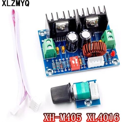 DC-DC Voltage Regulator Module 200W XH-M405 XL4016 Step Down Buck Module High Power 8A With External Potentiometer DC4-40V