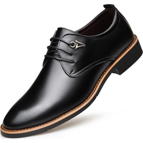 2021 Spring Autumn New British Style Leather Casual Shoes for Male Breathable Shallow Loafers Waterproof Suitable for Work