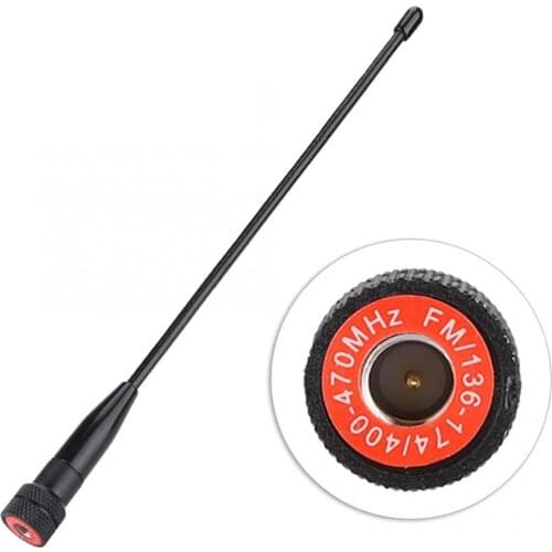 NEW 669C SMA-M Male Flexible VHF/UHF 136-174/400-480MH Dual-band Two-way Radio Antenna, Suitable for Yaesus,Baofeng,Vertex VX-1R