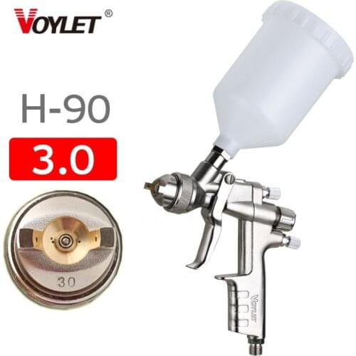 Voylet H-90 Spray Gun Nozzle 2.5/3.0/3.5mm 3.5bar 260l / Min with Top Cup