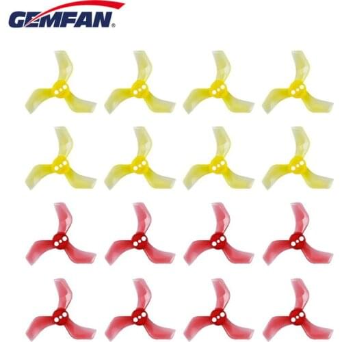 Gemfan 1635 40mm 1.6X3.5X3 3-Blade PC Propeller 1mm 1.5mm for FPV Racing Brushless Tinywhoop Drones 1103 1105 Replacement Parts