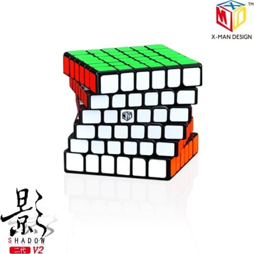 QiYi XMD Shadow 6x6x6 Magnetic Speed Magic Cube Professional Magnets Puzzle Cubes Educational Toys For Children