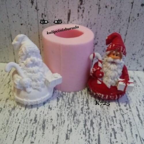 Noel baba silikon kalıp