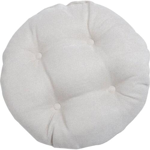 Stool Chair Seat Cushion Round Floor Pillow for Kids, Bedroom Living Room Decoration, 11.8inch