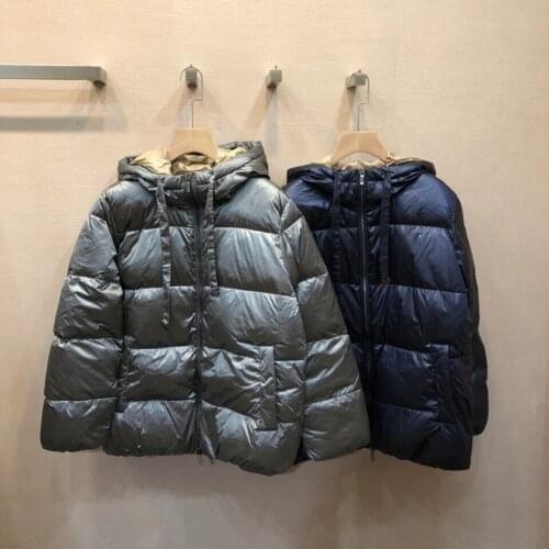 Premium Quality Polyamide Oversized Lightweight Quilted Hooded Elegant Lady Down Coat