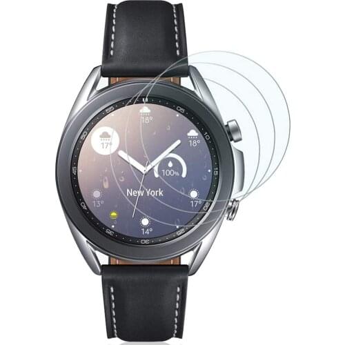 Screen Protector for Samsung Galaxy 3 45mm Coverage Anti-Scratch Bubble-Free 3D Curved Tempered Glass Film for Galaxy Watch 41mm
