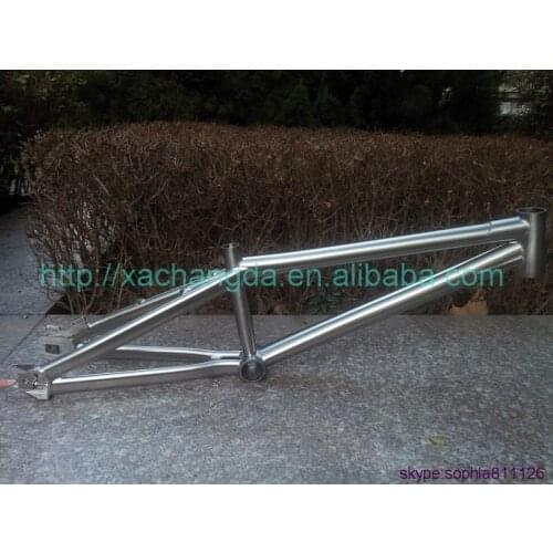 16 inch titanium BMX bicycle frames XACD titanium BMX racing bike frame set China titanium BMX bike frame