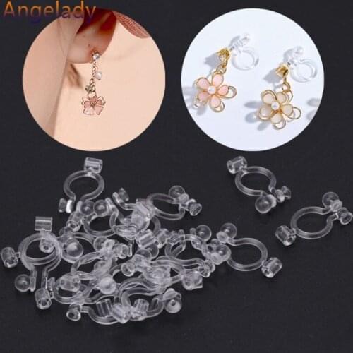 20Pcs Invisible Clip-on Earring Converters for Non Pierced Ears Jewelry Findings JUL3
